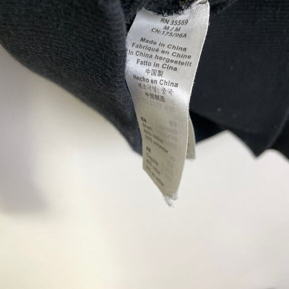 Alpha Industries Sweatshirt Mens XL Black Graphic Moon Landing Pullover Crew * - Picture 11 of 11